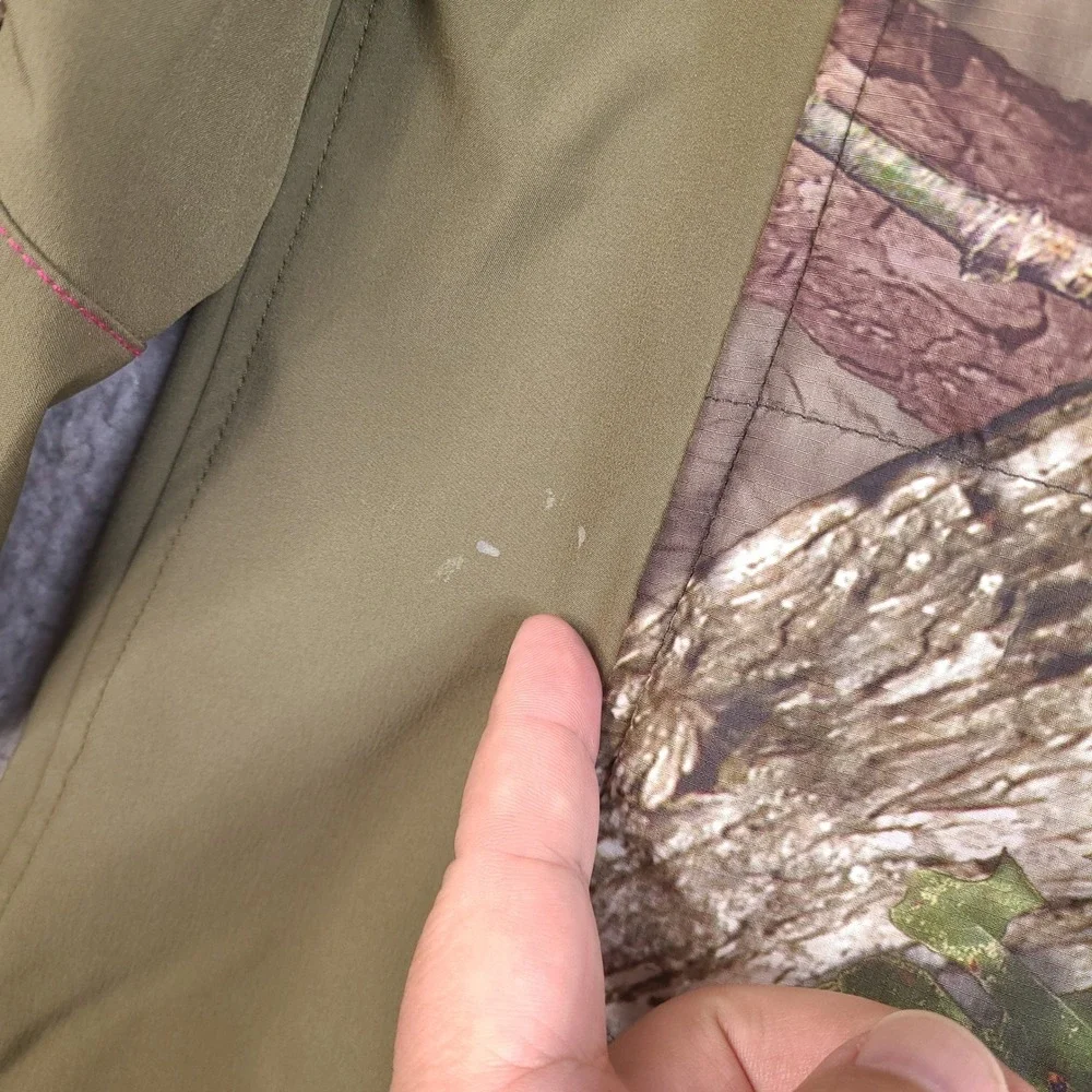 Mossy Oak Women Camo Jacket Large 3M Thinsulate Hybrid Softshell Hunting